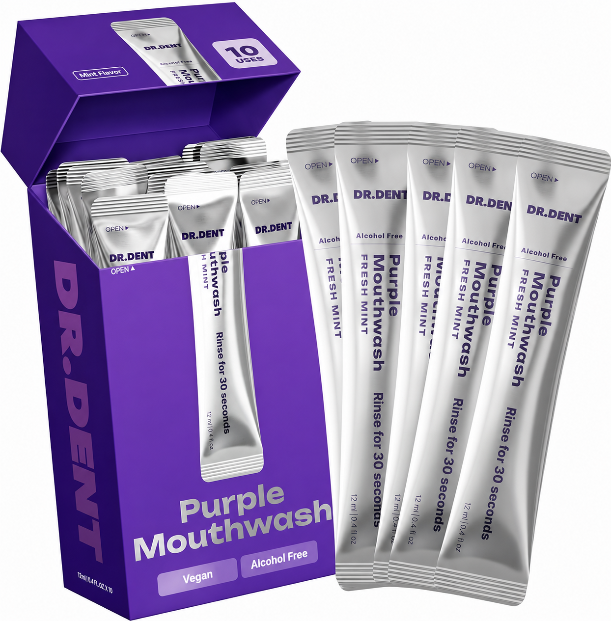 Dr Dent Purple Mouthwash